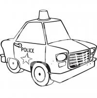 Полиция Раскраски машины