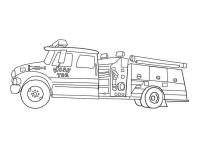 Пожарная машина руш 702 Раскраски машины бесплатно
